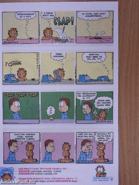 Garfield 2008/9. szeptember