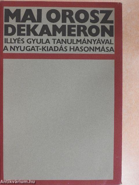 Mai orosz dekameron