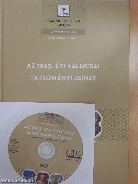 Az 1863. évi kalocsai tartományi zsinat - CD-vel