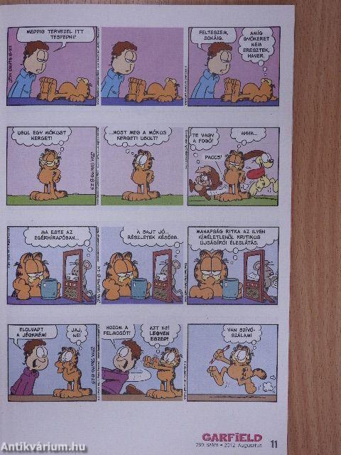 Garfield 2012. augusztus