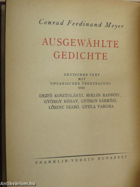 Conrad Ferdinand Meyer válogatott versei
