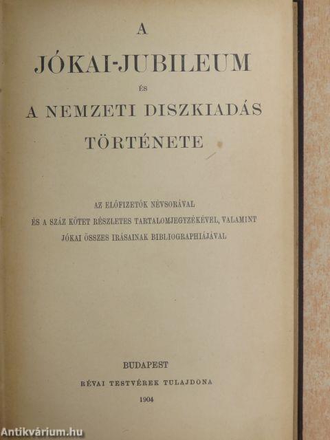 A Jókai-jubileum és a nemzeti diszkiadás története