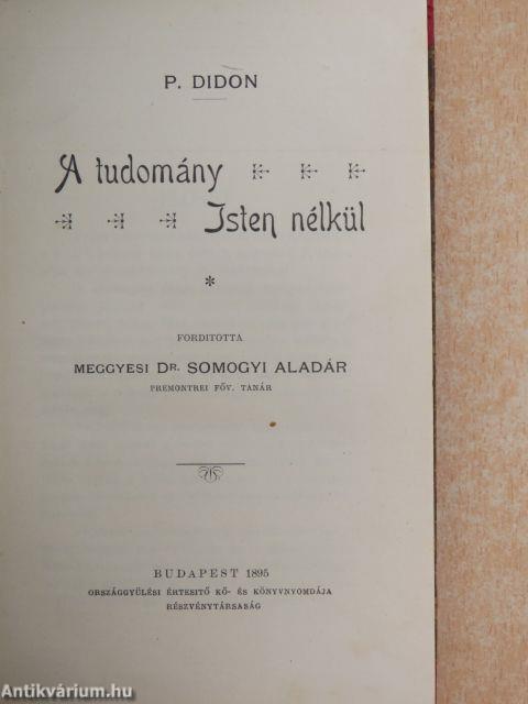 A tudomány Isten nélkül