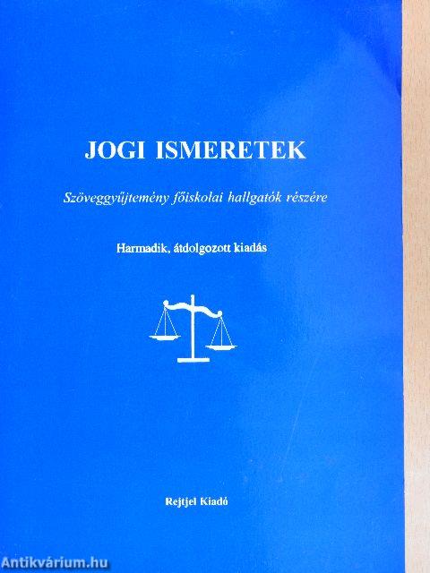 Jogi ismeretek