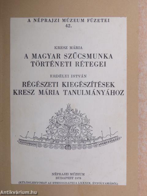 A magyar szűcsmunka történeti rétegei/Régészeti kiegészítések Kresz Mária tanulmányához