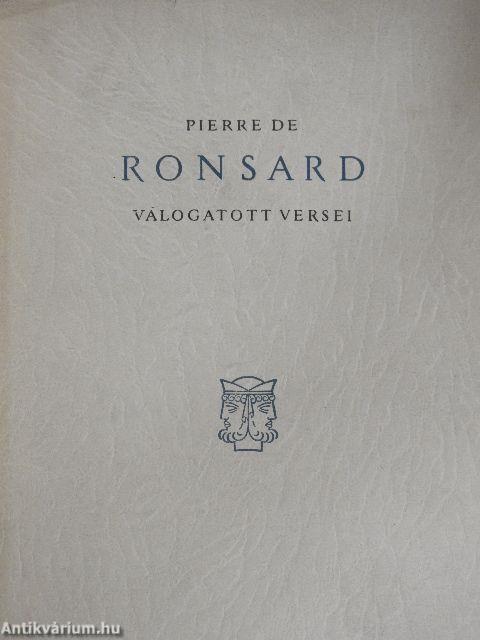 Pierre de Ronsard válogatott versei