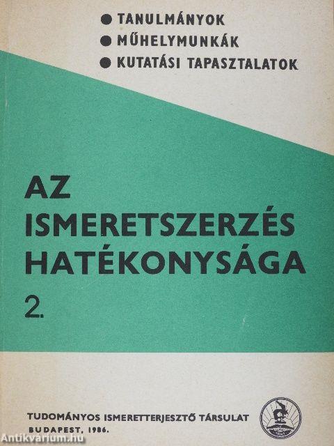 Az ismeretszerzés hatékonysága 2.