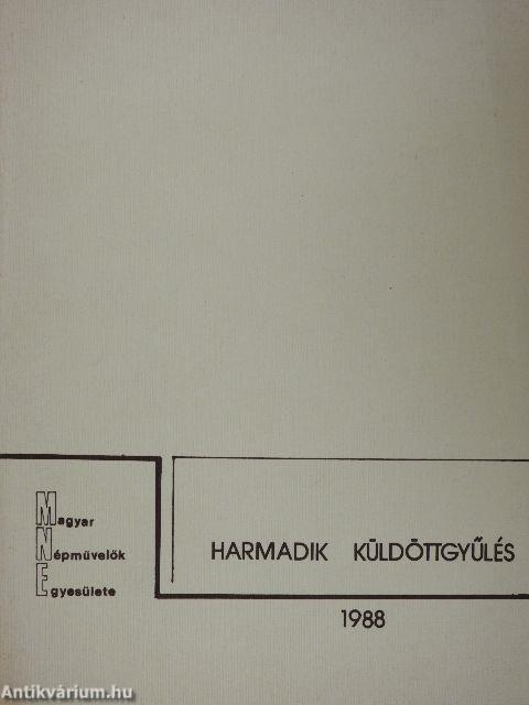 Harmadik küldöttgyűlés 1988