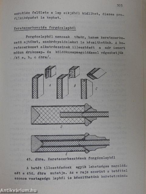 Faipari technológia III.