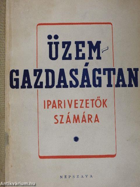 Üzemgazdaságtan I.