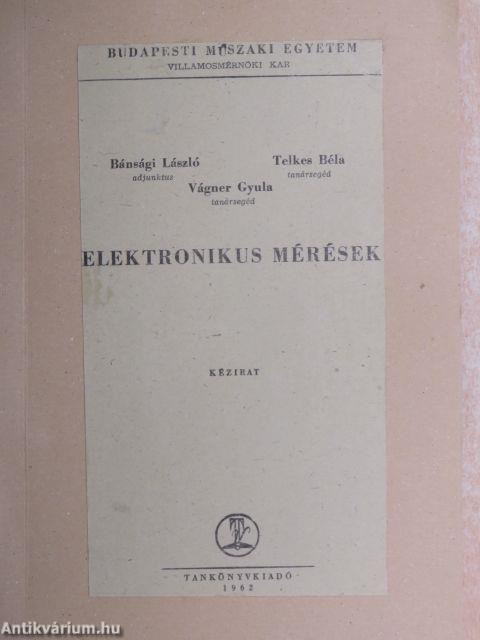 Elektronikus mérések