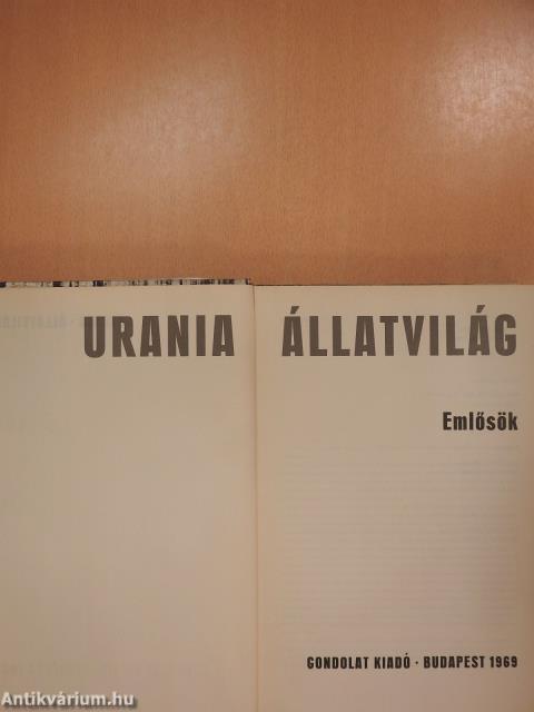 Urania Állat- és Növényvilág I-VIII.