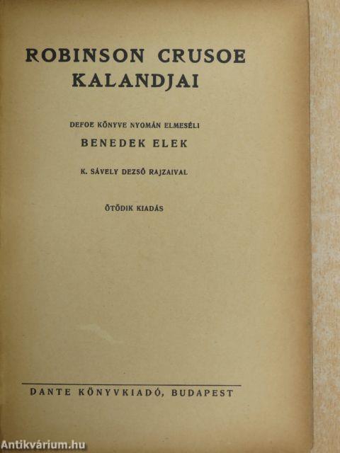 Robinson Crusoe kalandjai