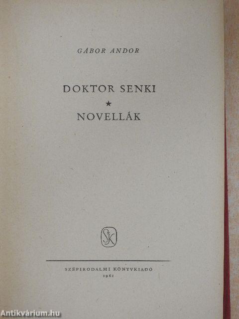 Doktor senki/Novellák