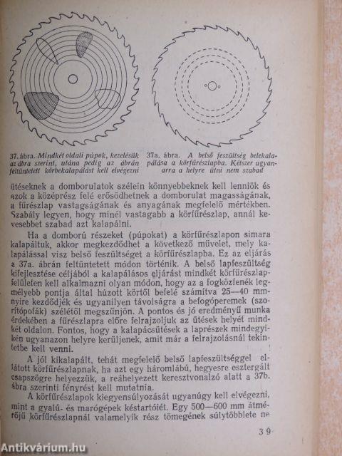 Faforgácsoló szerszámok korszerű élesítése