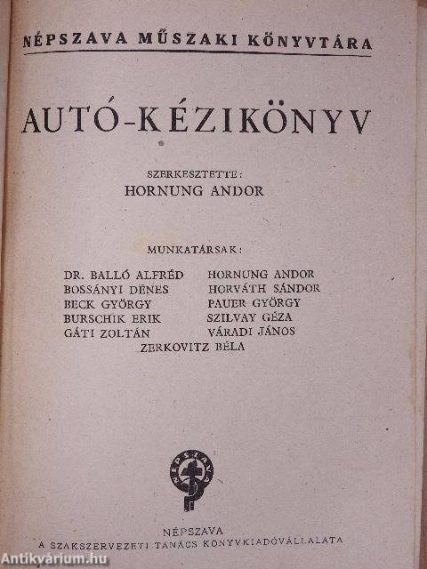 Autó-kézikönyv