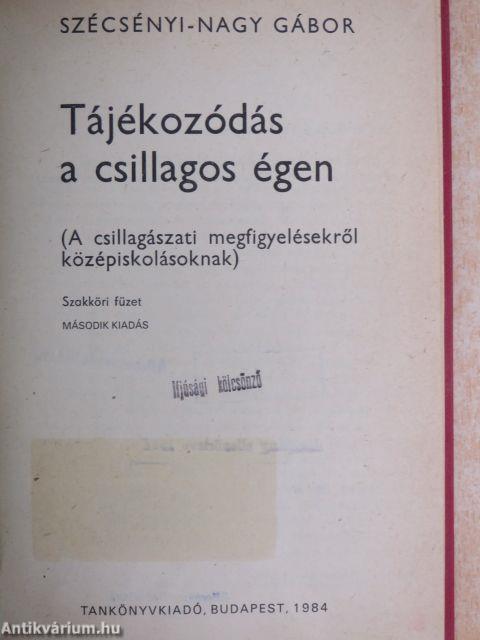 Tájékozódás a csillagos égen