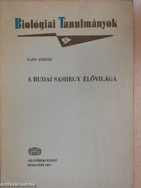 A budai Sashegy élővilága