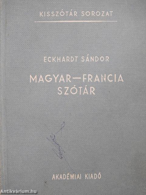 Magyar-francia szótár