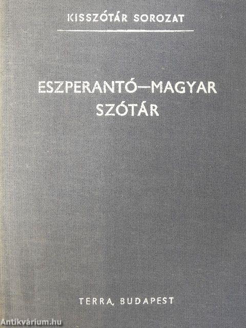 Eszperantó-magyar szótár 