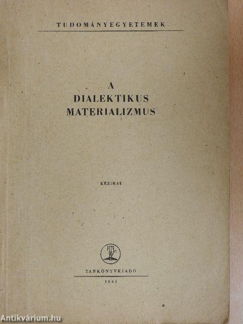 A dialektikus materializmus