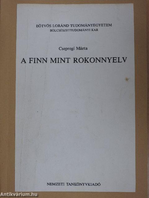 A finn mint rokonnyelv