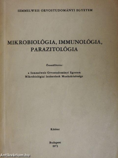 Mikrobiológia, immunológia, parazitológia