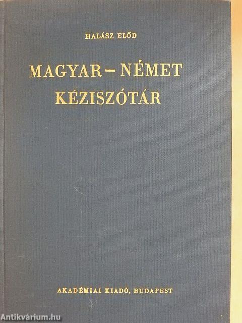 Magyar-német kéziszótár