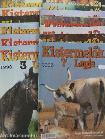 Kistermelők Lapja 1991., 1993., 1997-1999., 2003. (vegyes számok) (13 db)