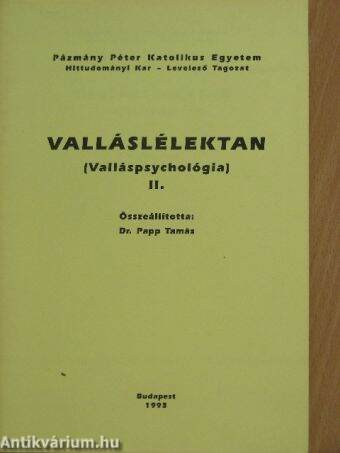 Valláslélektan II.