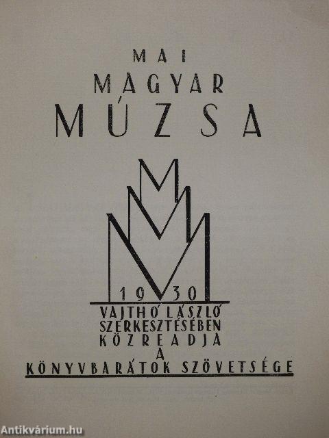 Mai Magyar Múzsa 1930