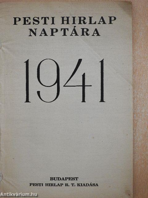 Pesti Hirlap Naptára 1941.