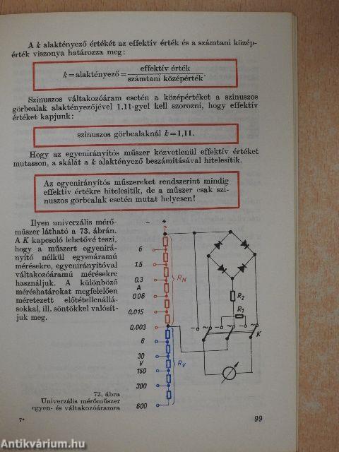 Villamos méréstechnikai ABC