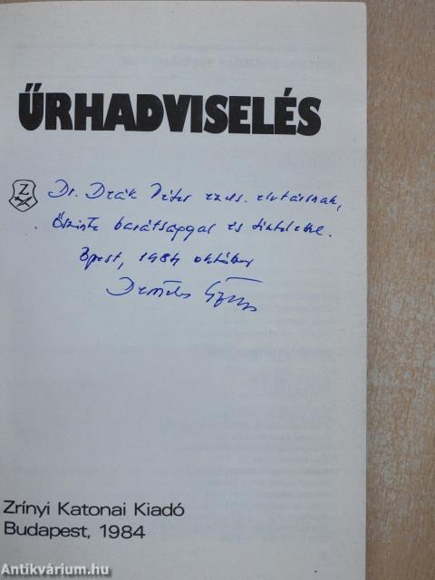 Űrhadviselés (dedikált példány)