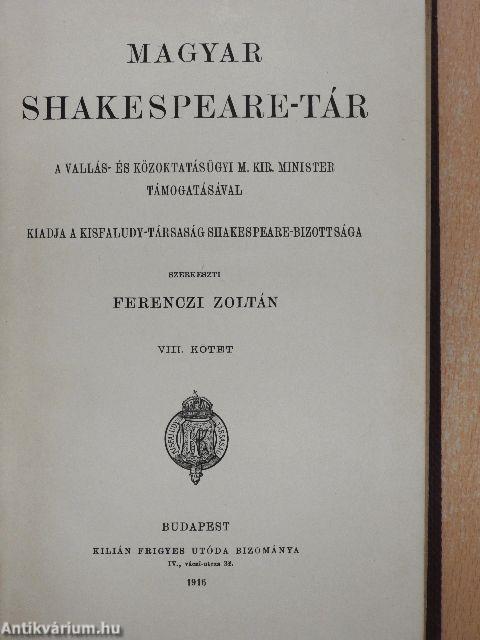 Magyar Shakespeare-tár VIII.