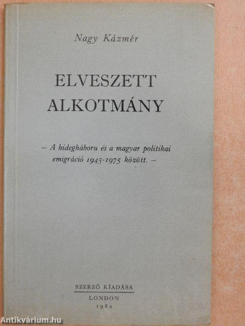 Elveszett alkotmány