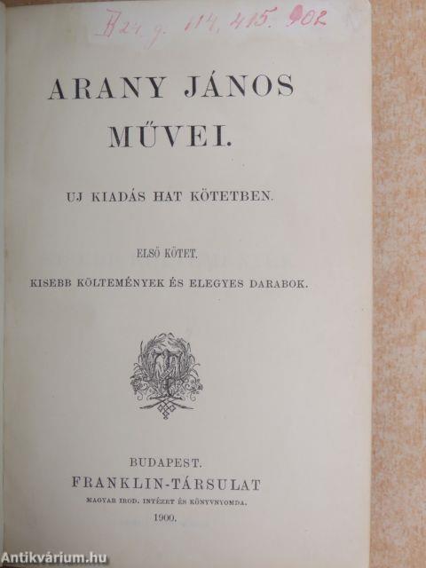 Arany János művei I.