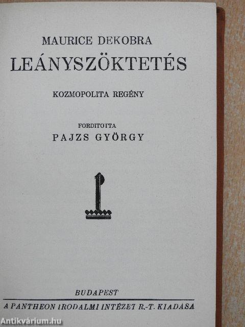 Leányszöktetés