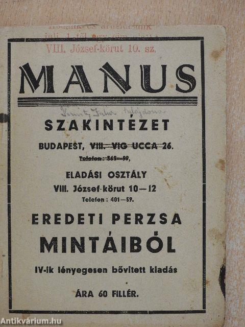 Manus szakintézet eredeti perzsa mintáiból