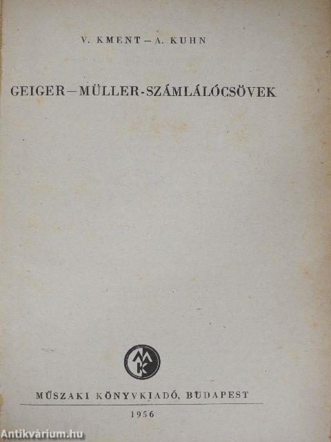 Geiger-Müller-számlálócsövek