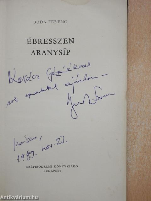 Ébresszen aranysíp (dedikált példány)