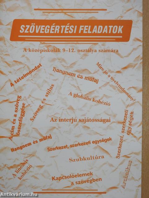 Szövegértési feladatok (aláírt példány)