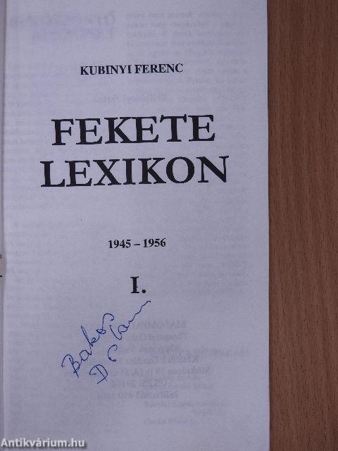 Fekete lexikon I.