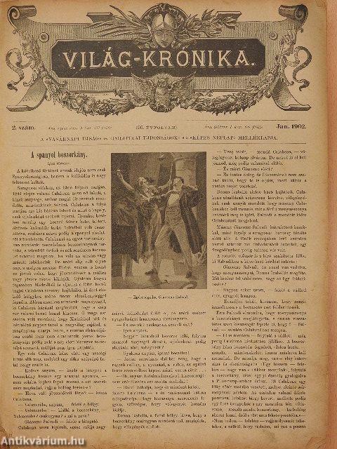 Világ-Krónika 1902. (nem teljes évfolyam)(rossz állapotú)