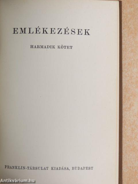 Emlékezések III. (töredék)