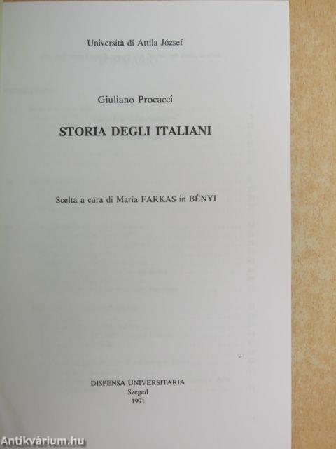 Storia degli Italiani