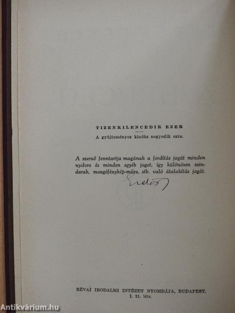 A herceg (aláírt példány)