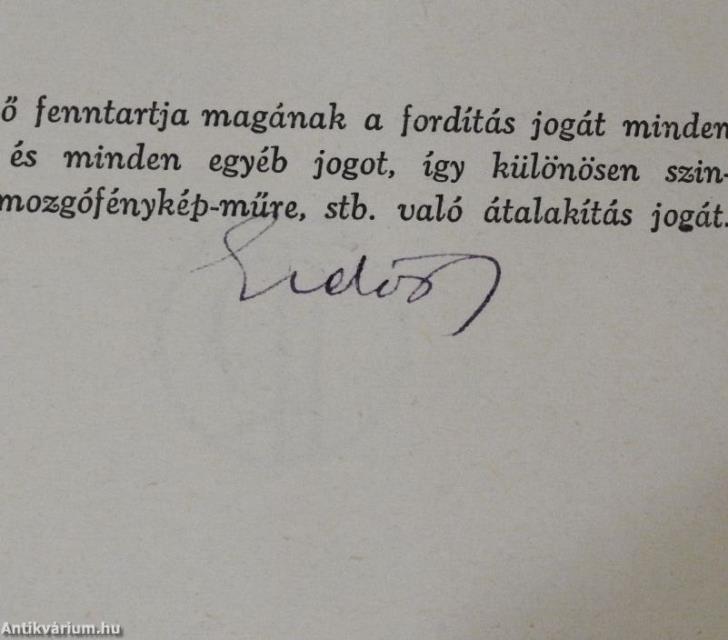 A herceg (aláírt példány)