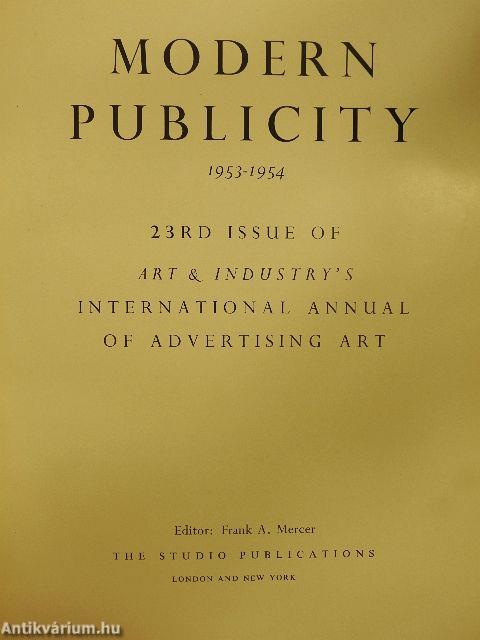 Modern Publicity 1953-1954