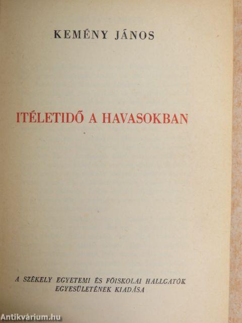 Itéletidő a havasokban